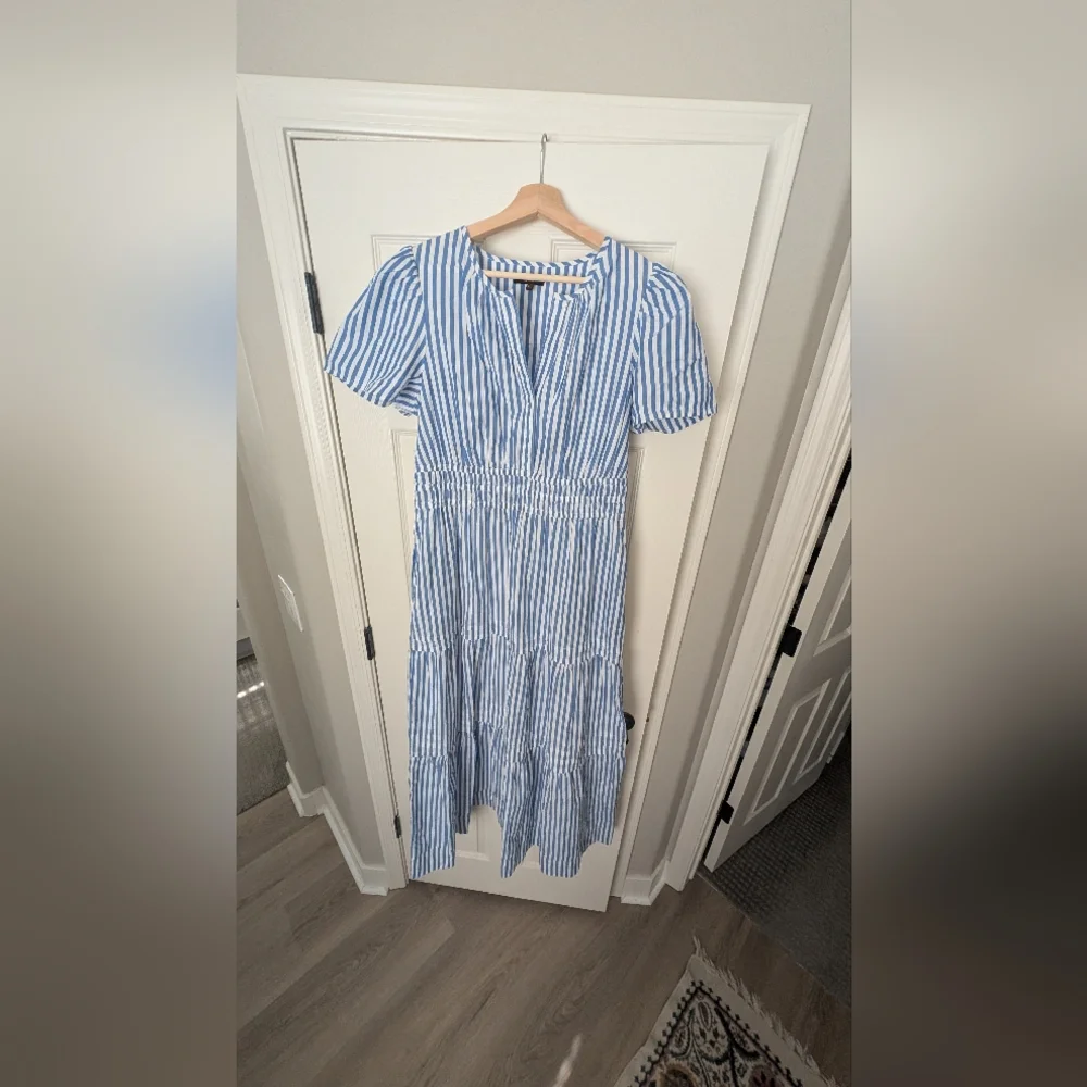 Quince Poplin Maxi Dress, XL - Picture 1 of 5